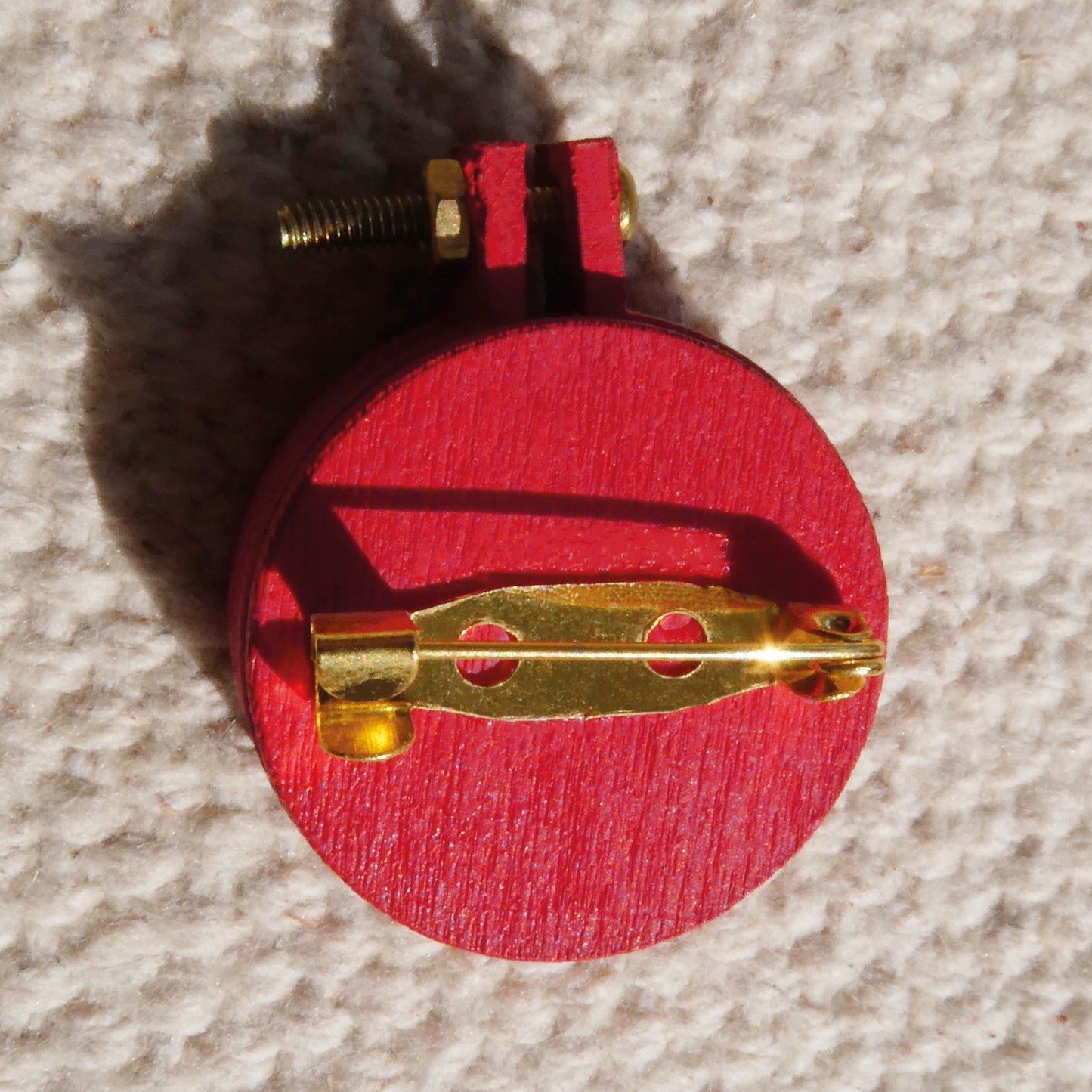 Broche brodé main - Pronoms
