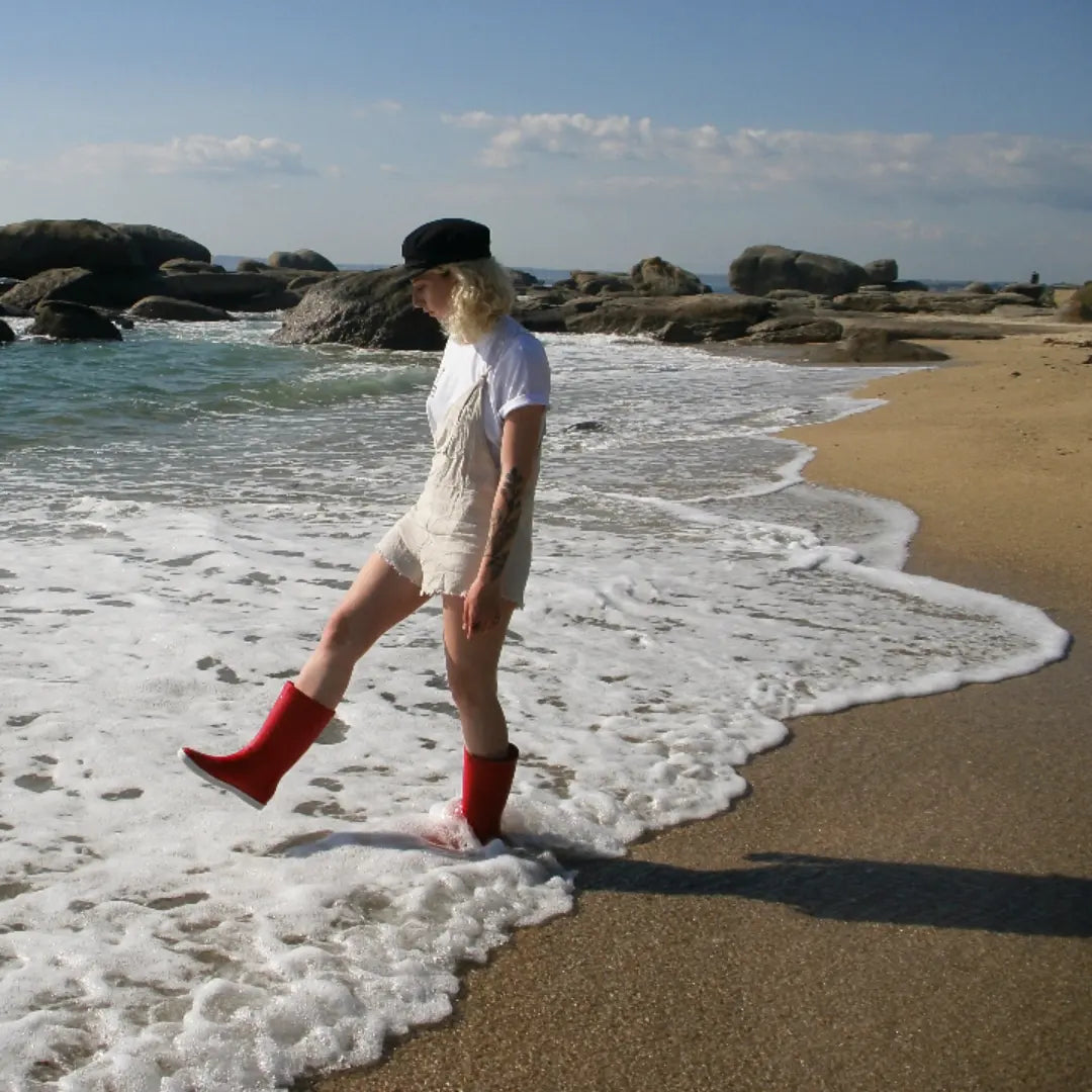 T-shirt brodé main - Les bottes